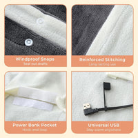 CozyWrap™ Portable Heated Blanket